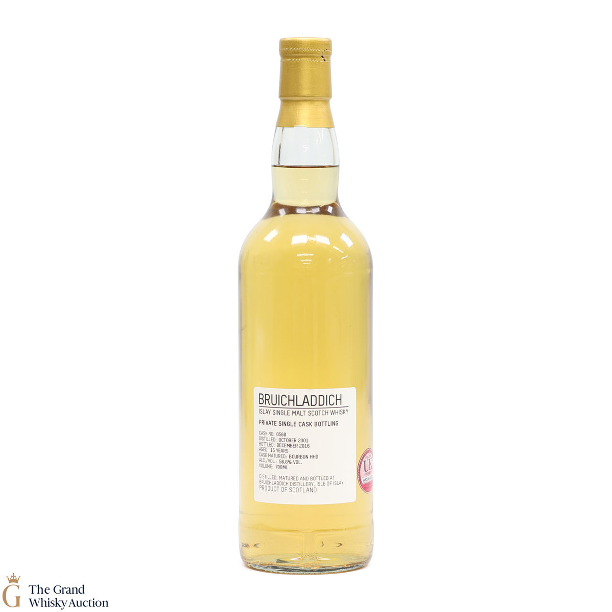 Bruichladdich -  15 Year Old - Private Cask #0560