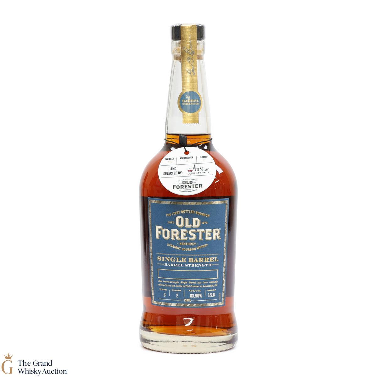 Old Forester - Single Barrel #7637 - Barrel Strength - Selected By All Star Wine & Spirits (75cl)