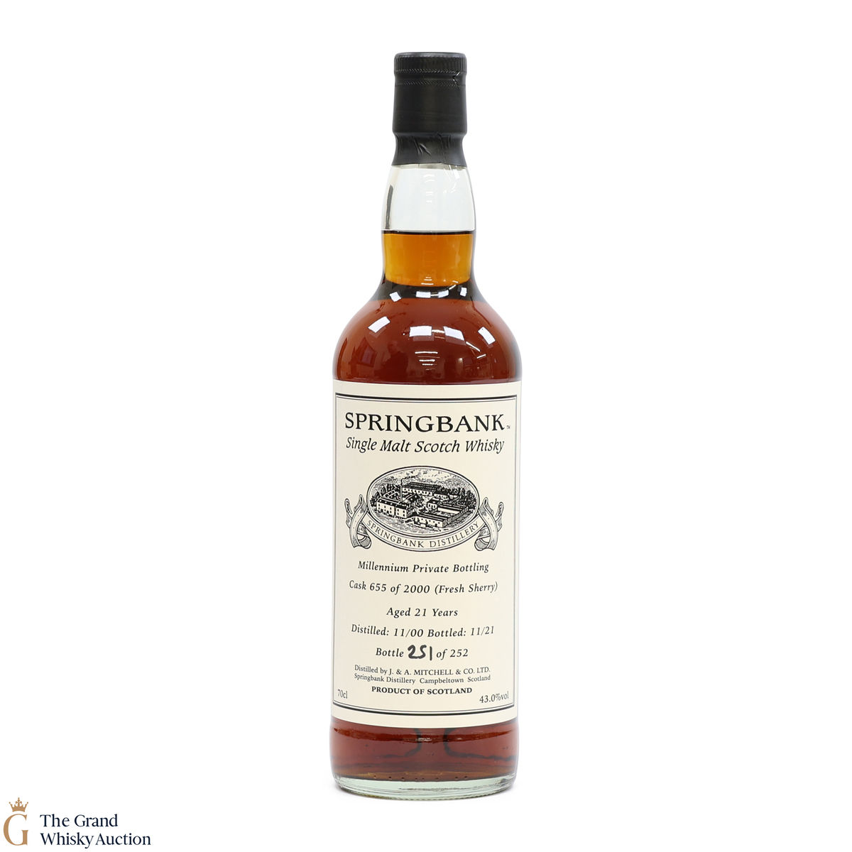 Springbank - 21 Year Old 2000 - Millennium Private Bottling 