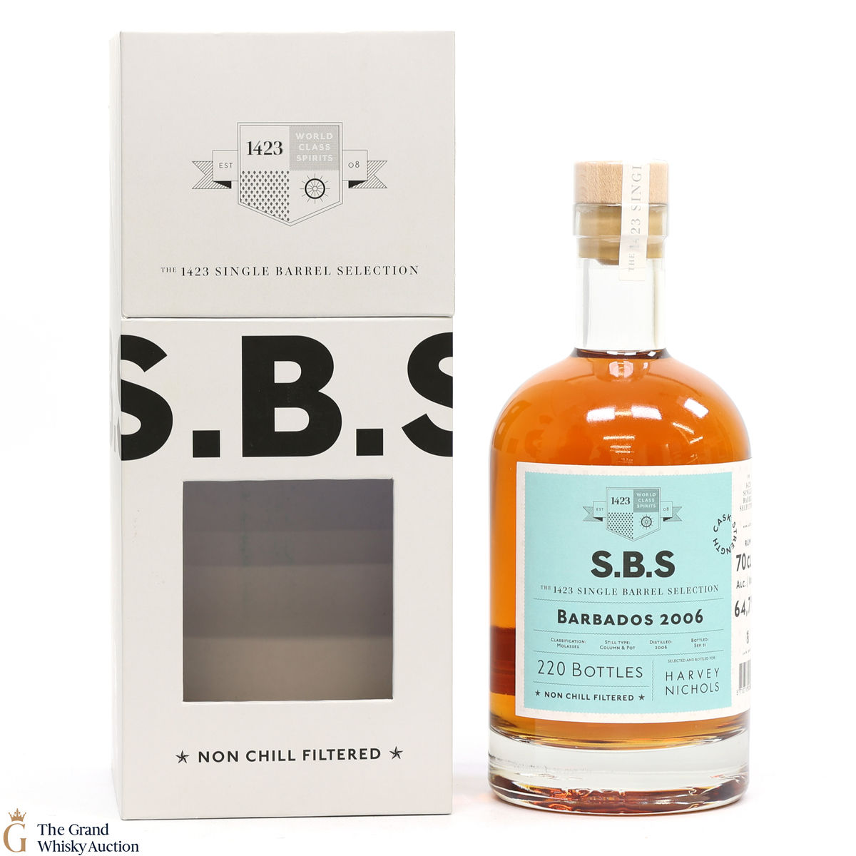 Barbados Rum - 2006 - 1423 S.B.S - Harvey Nichols