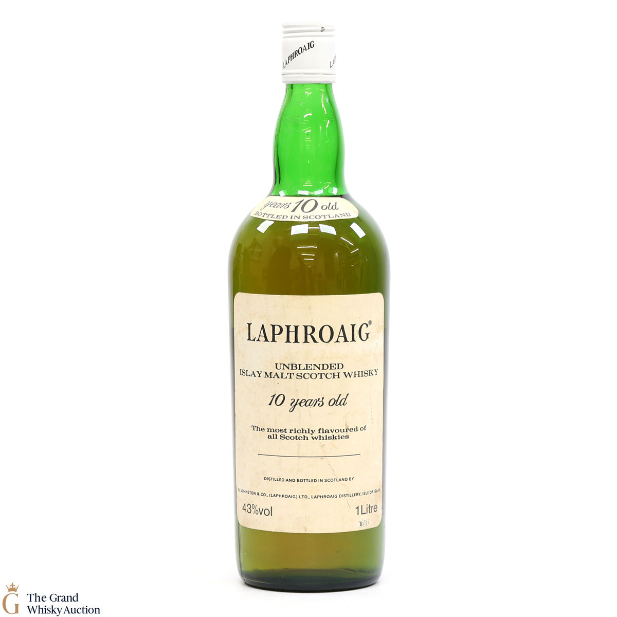 Laphroaig - 10 Year Old - Unblended Malt Pre Royal Warrant 1L