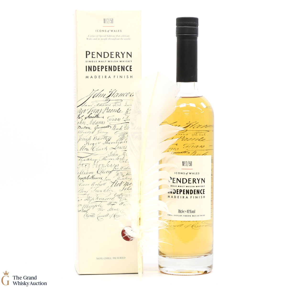 Penderyn - Icons of Wales #2 Independence - Madeira Finish 