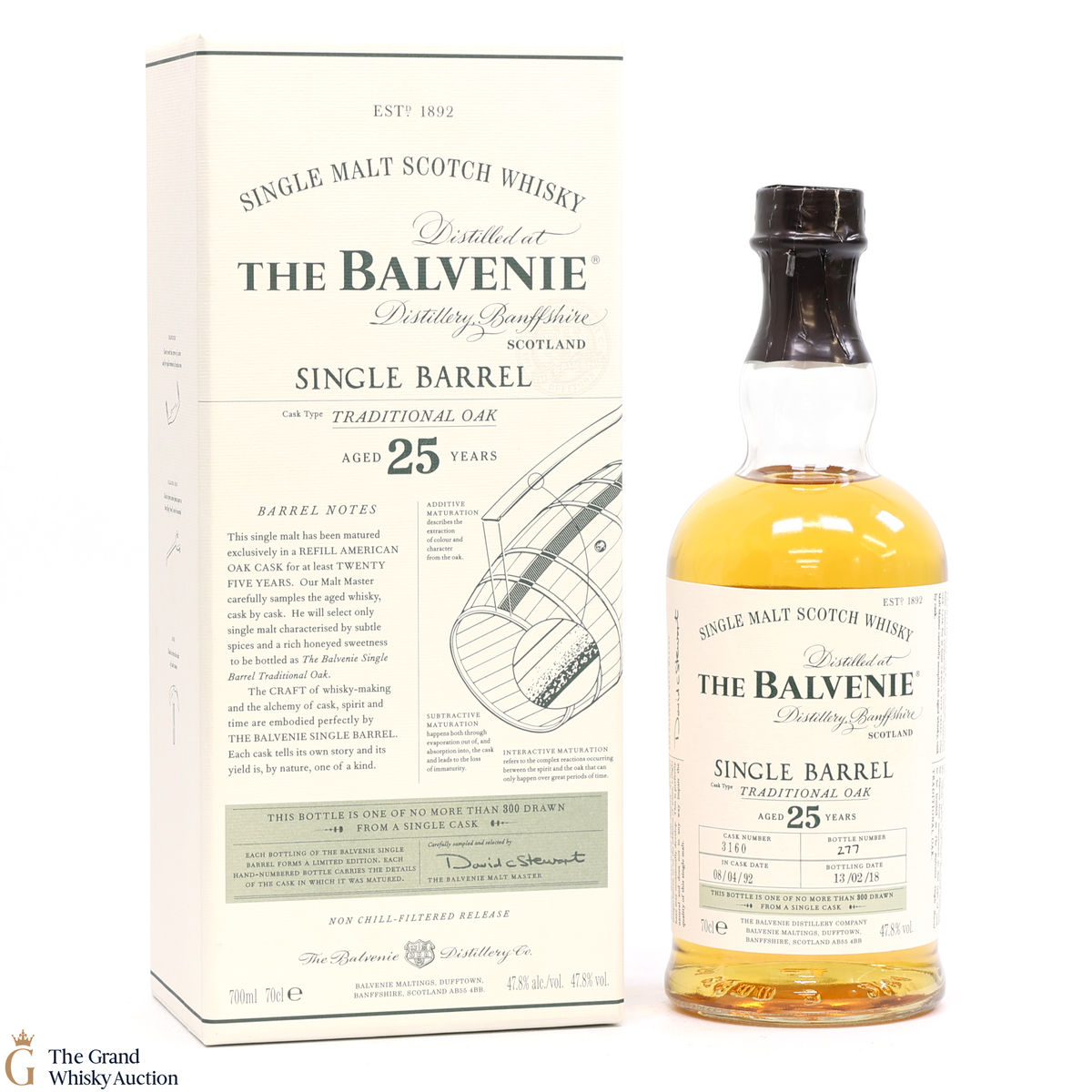 Balvenie - 25 Year Old 1992 - Single Barrel #3160