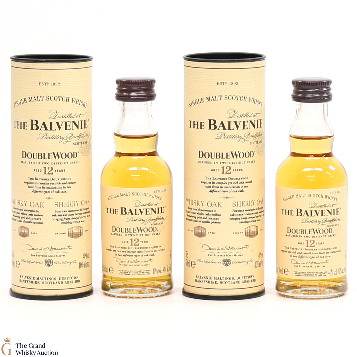 Balvenie - 12 Year Old - Doublewood (2 x 5cl)