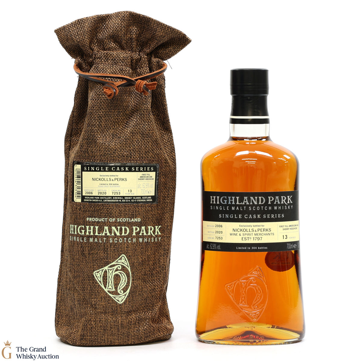 Highland Park - 13 Year Old 2006 - Single Cask Series #7253 - Nickolls & Perks 