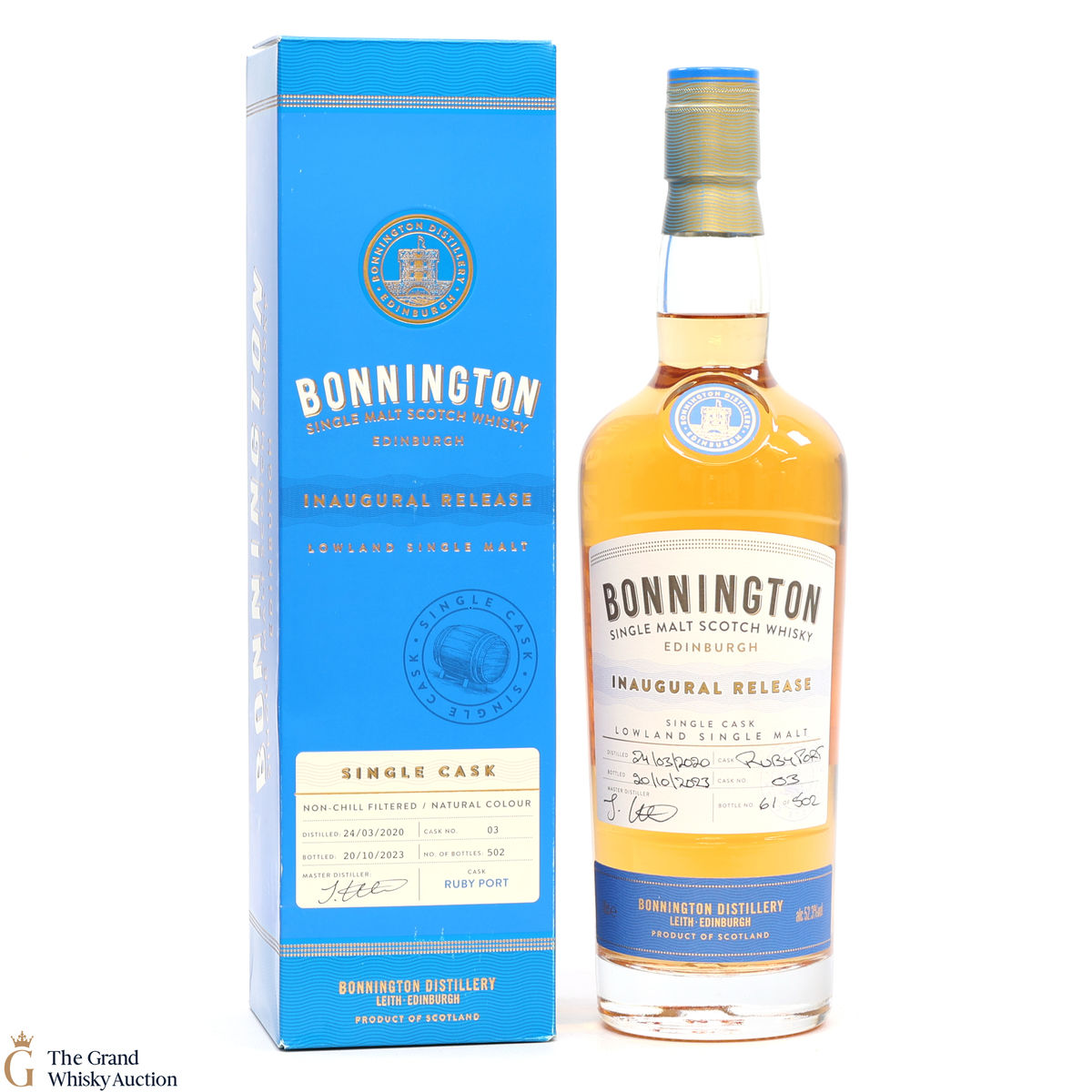Bonnington - 3 Year Old 2020 - Ruby Port Cask #3 - Inaugural Release