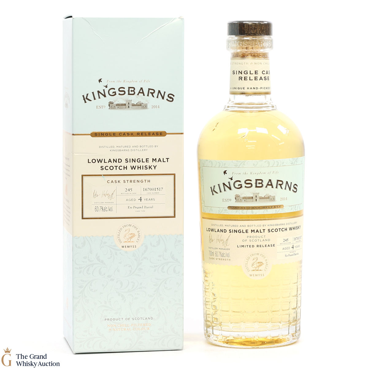 Kingsbarns - 4 Year Old - Single Cask Release - Ex-Peated Barrel #167001517