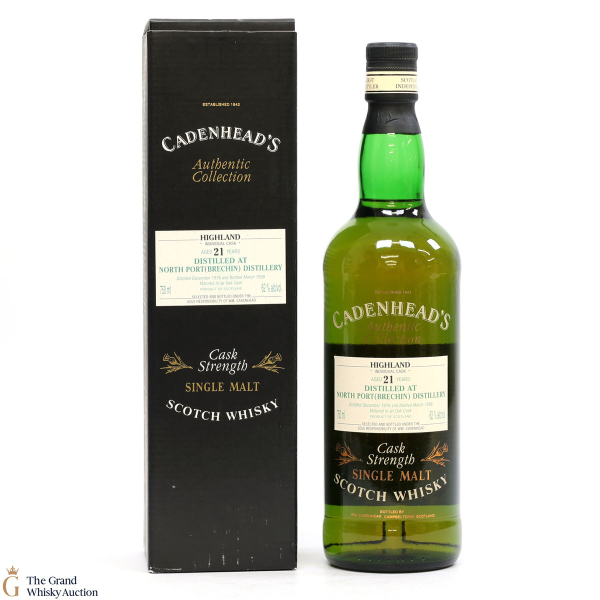 North Port - Brechin - 21 Year Old 1976 - Cadenhead's Authentic Collection (75cl)