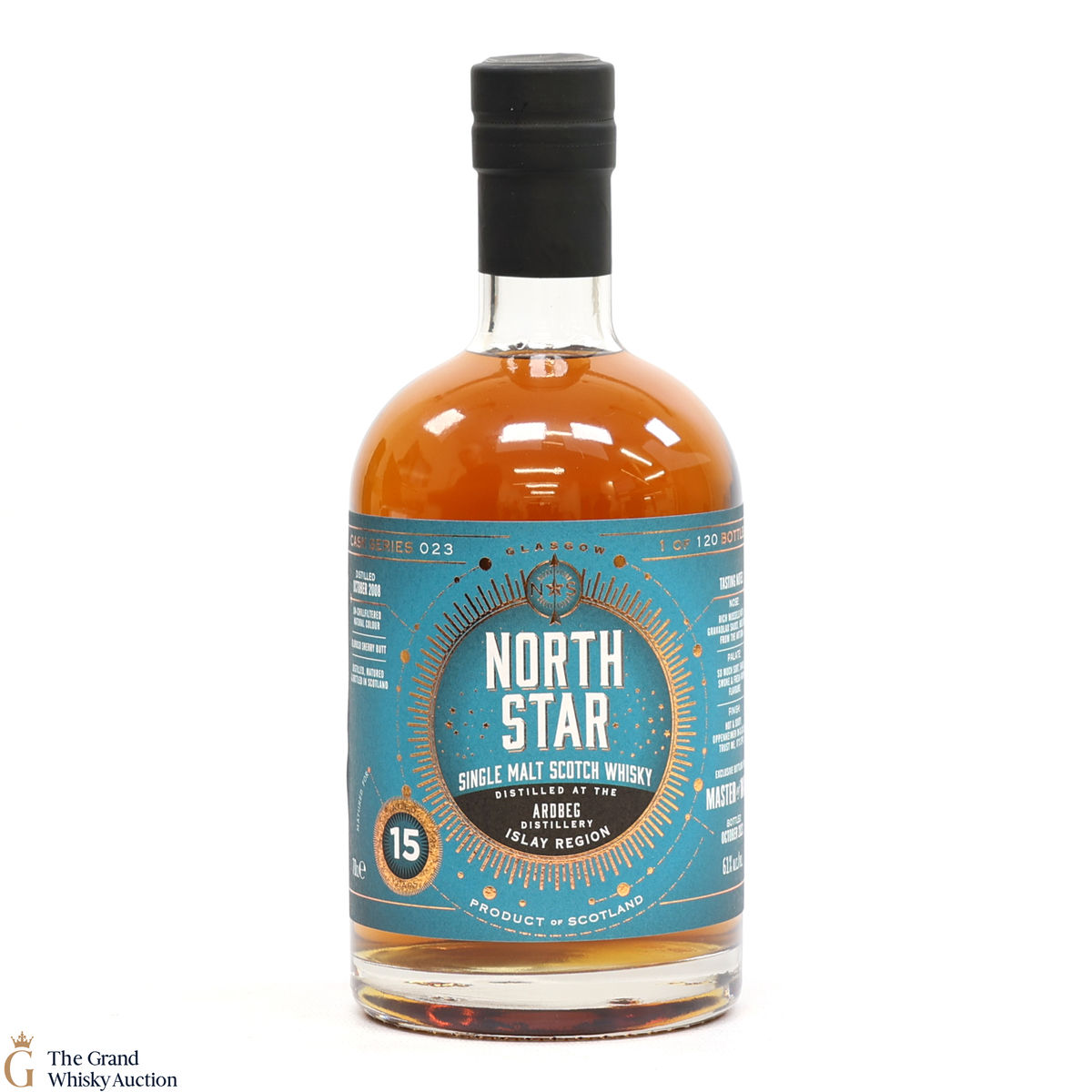 Ardbeg - 15 Year Old 2008 - North Star Cask Series 023 - Master of Malt 