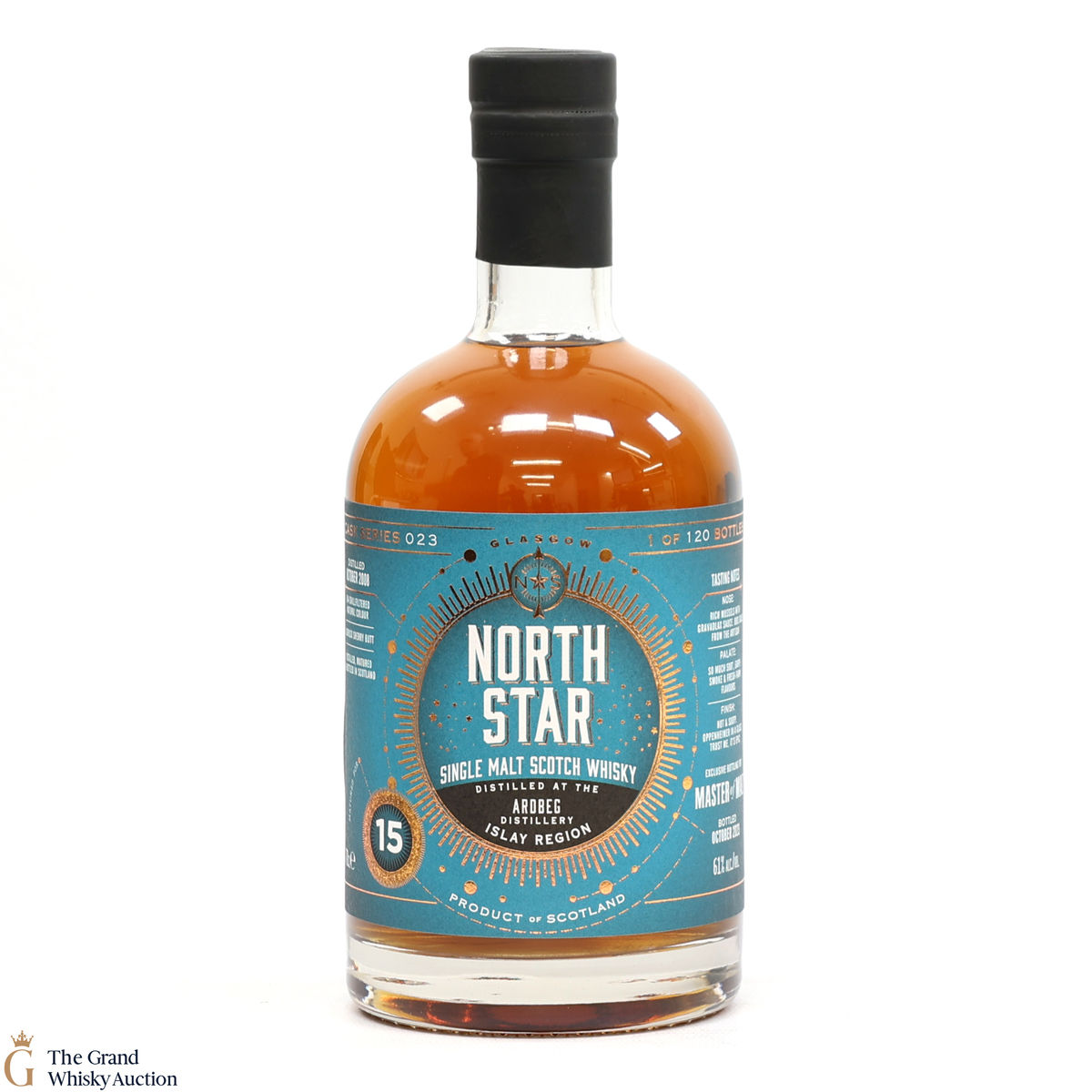 Ardbeg - 15 Year Old 2008 - North Star Cask Series 023 - Master of Malt 