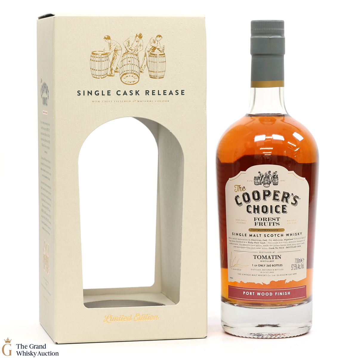 Tomatin - Forest Fruits - Port Wood Finish - Single Cask #9414 - The Coopers Choice