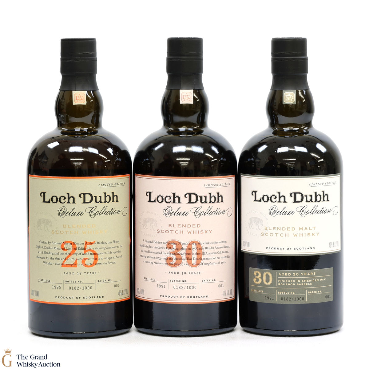 Ardross - Loch Dubh Deluxe Collection (3x70cl)