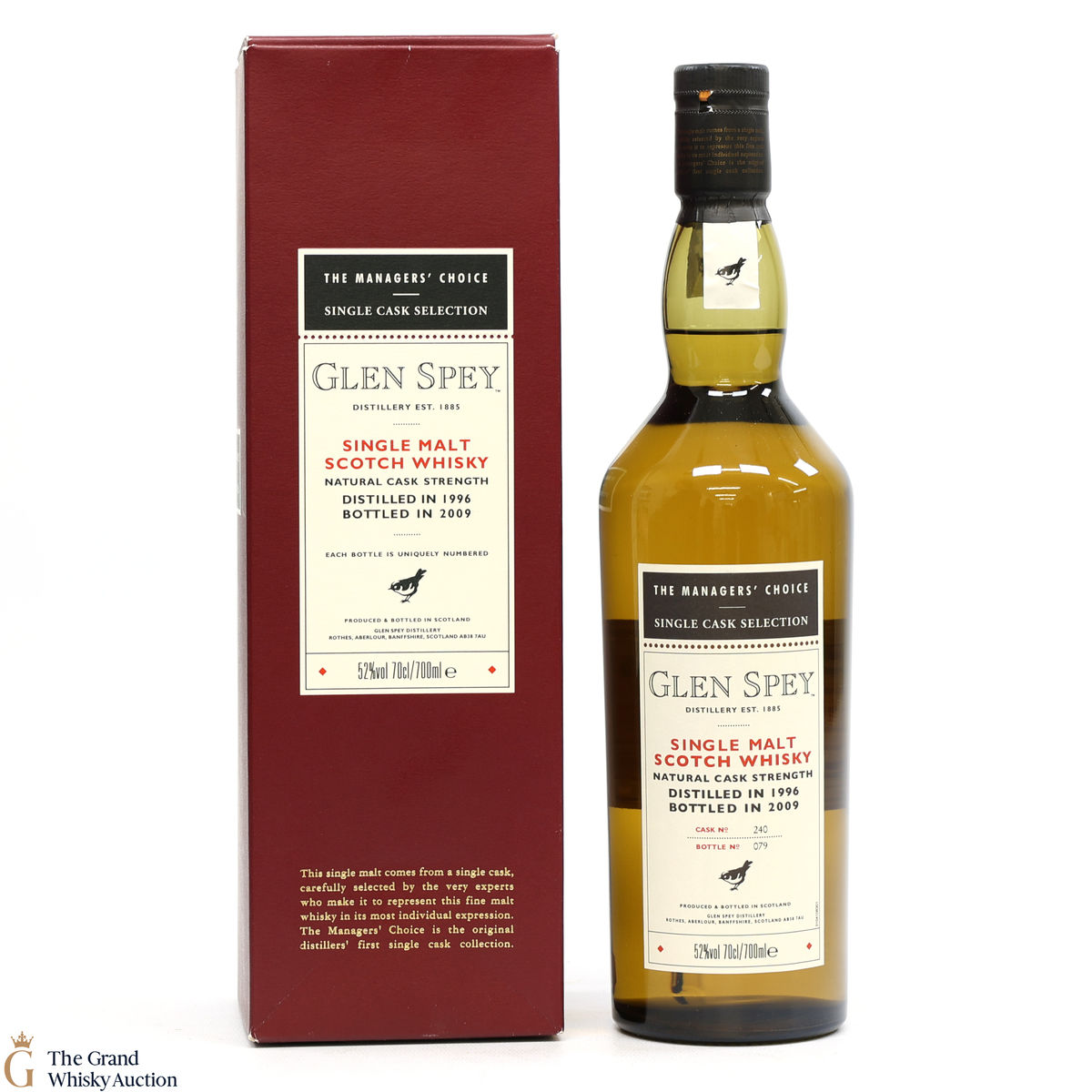 Glen Spey - 1996 The Managers' Choice - Single Cask Selection