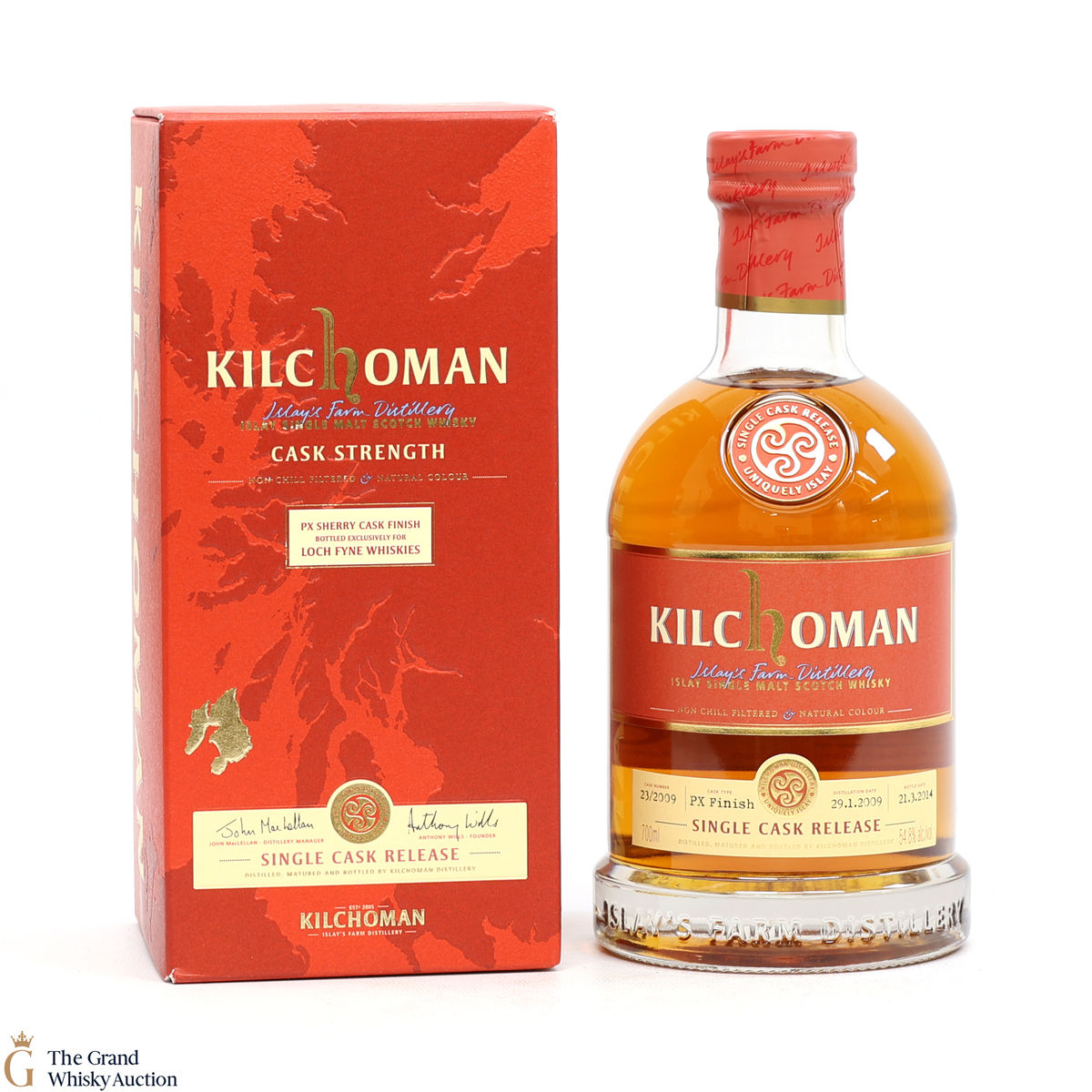 Kilchoman - 2009 - PX Sherry Cask #23/2009 - Loch Fyne