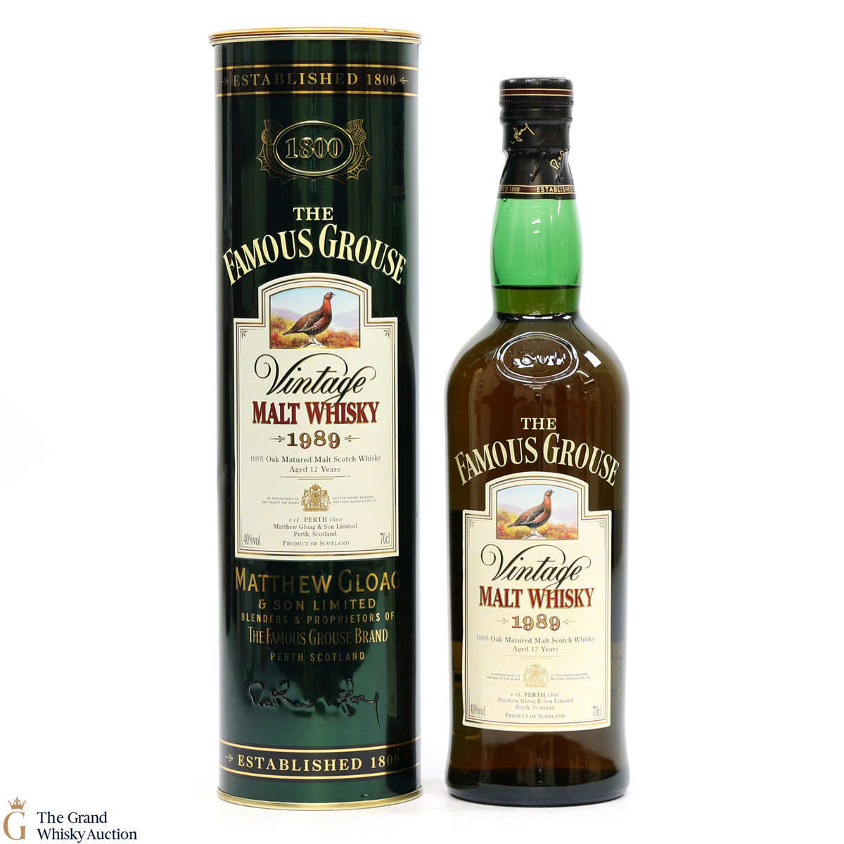 Famous Grouse - 12 Year Old 1989 Vintage Matthew Gloag