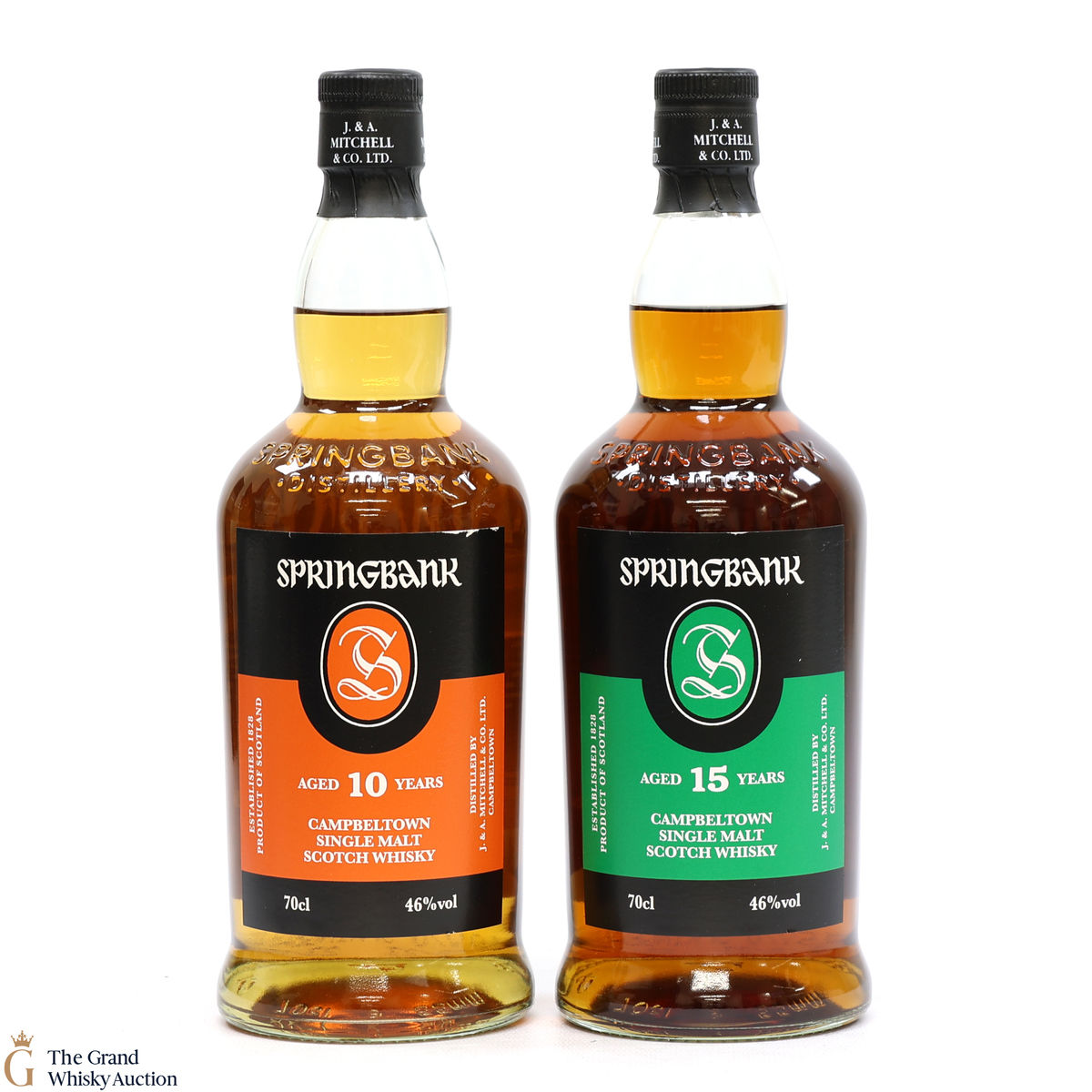 Springbank - 10 & 15 Year Old (2 x 70cl)