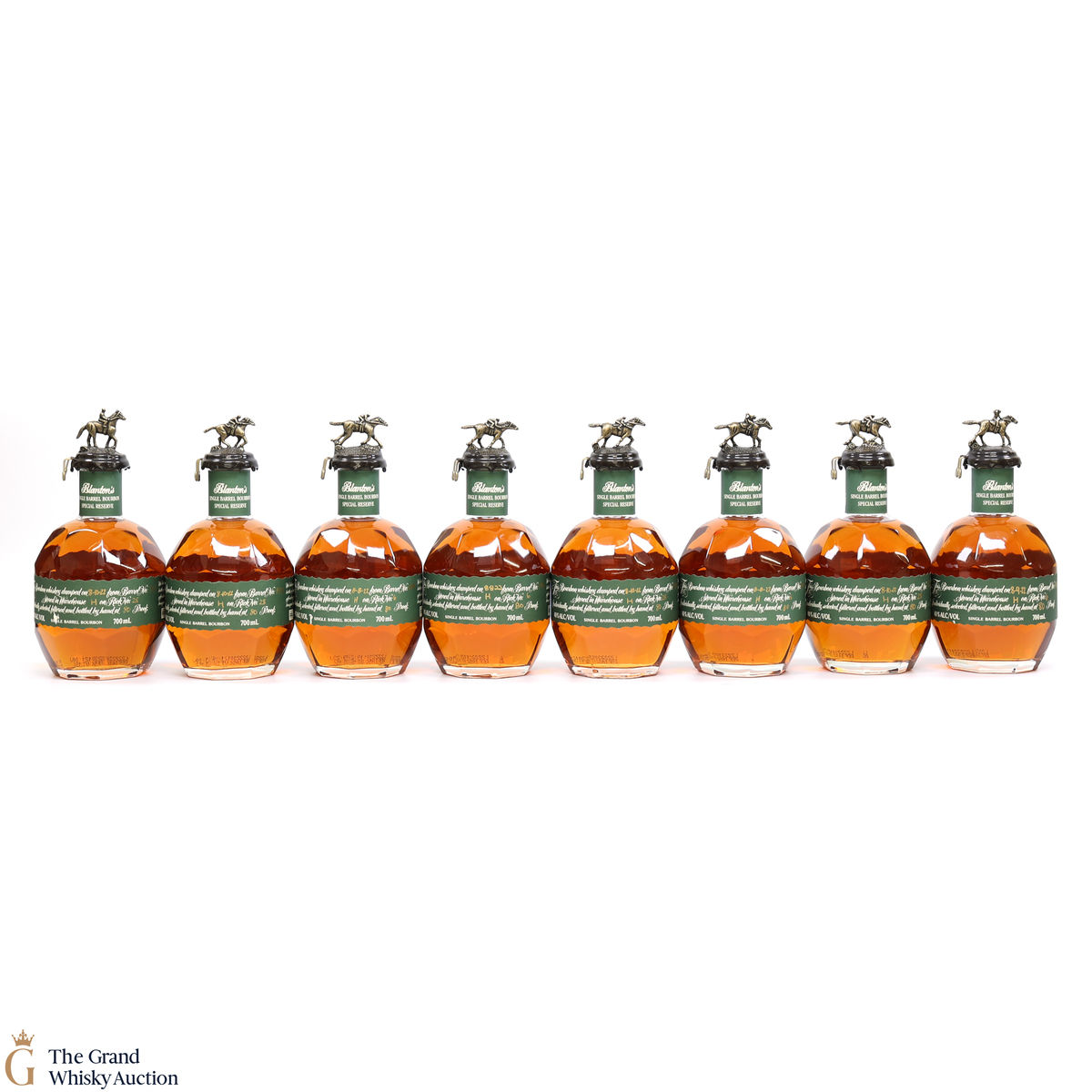 Blanton's - Special Reserve Dumped 2022 - Complete Stopper Collection (8 x 70cl)
