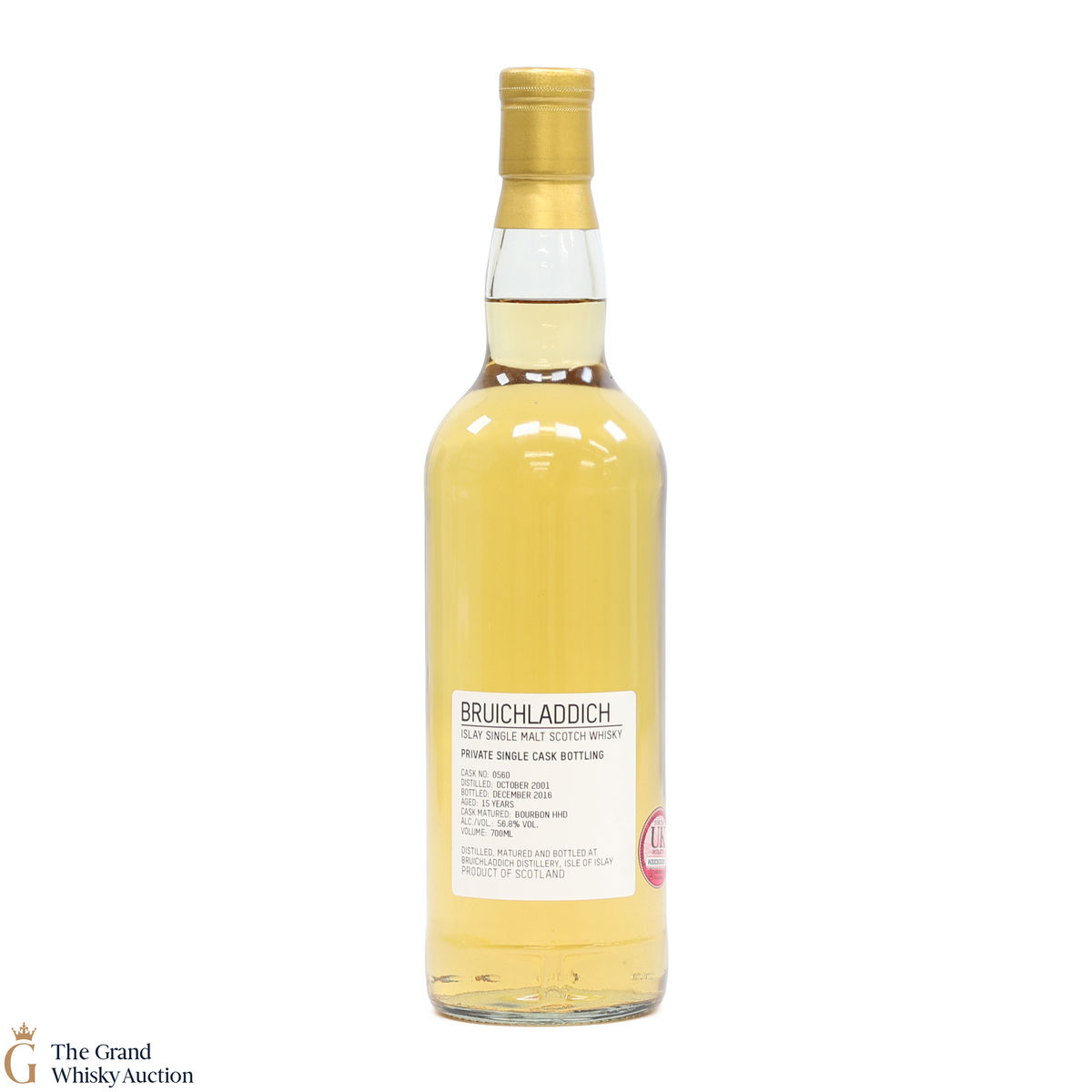 Bruichladdich - 15 Year Old - Private Cask #0560