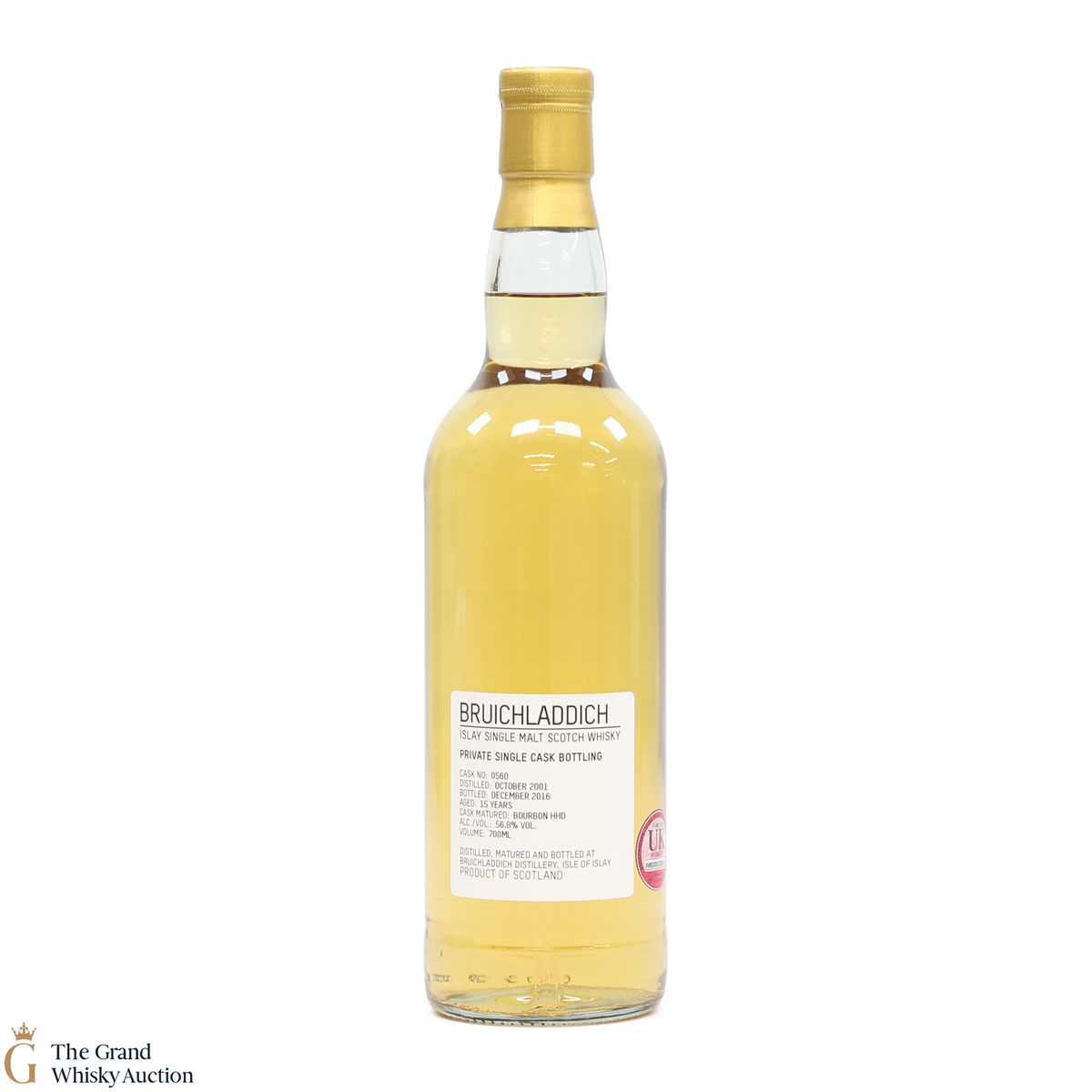 Bruichladdich - 15 Year Old - Private Cask #0560