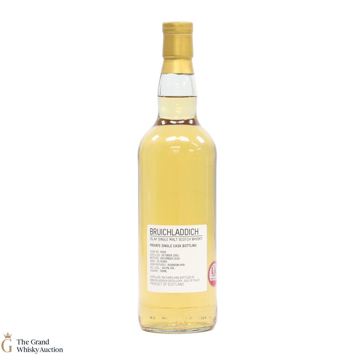 Bruichladdich - 15 Year Old - Private Cask #0560