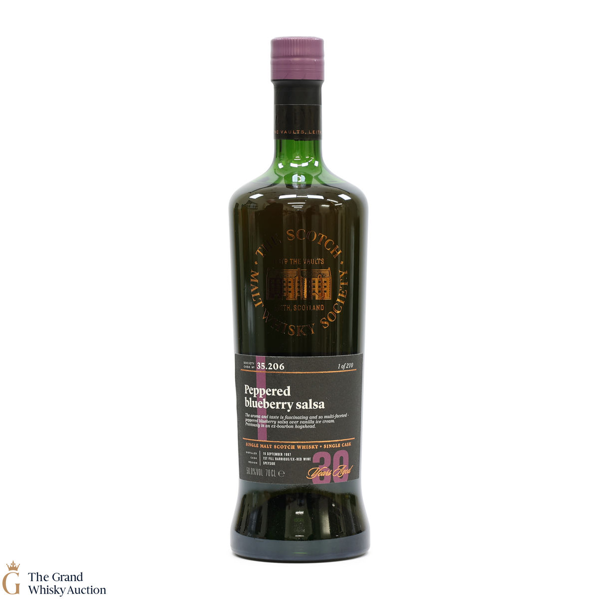 Glen Moray - 30 Year Old 1987 - SMWS 35.206 - Peppered Blueberry Salsa
