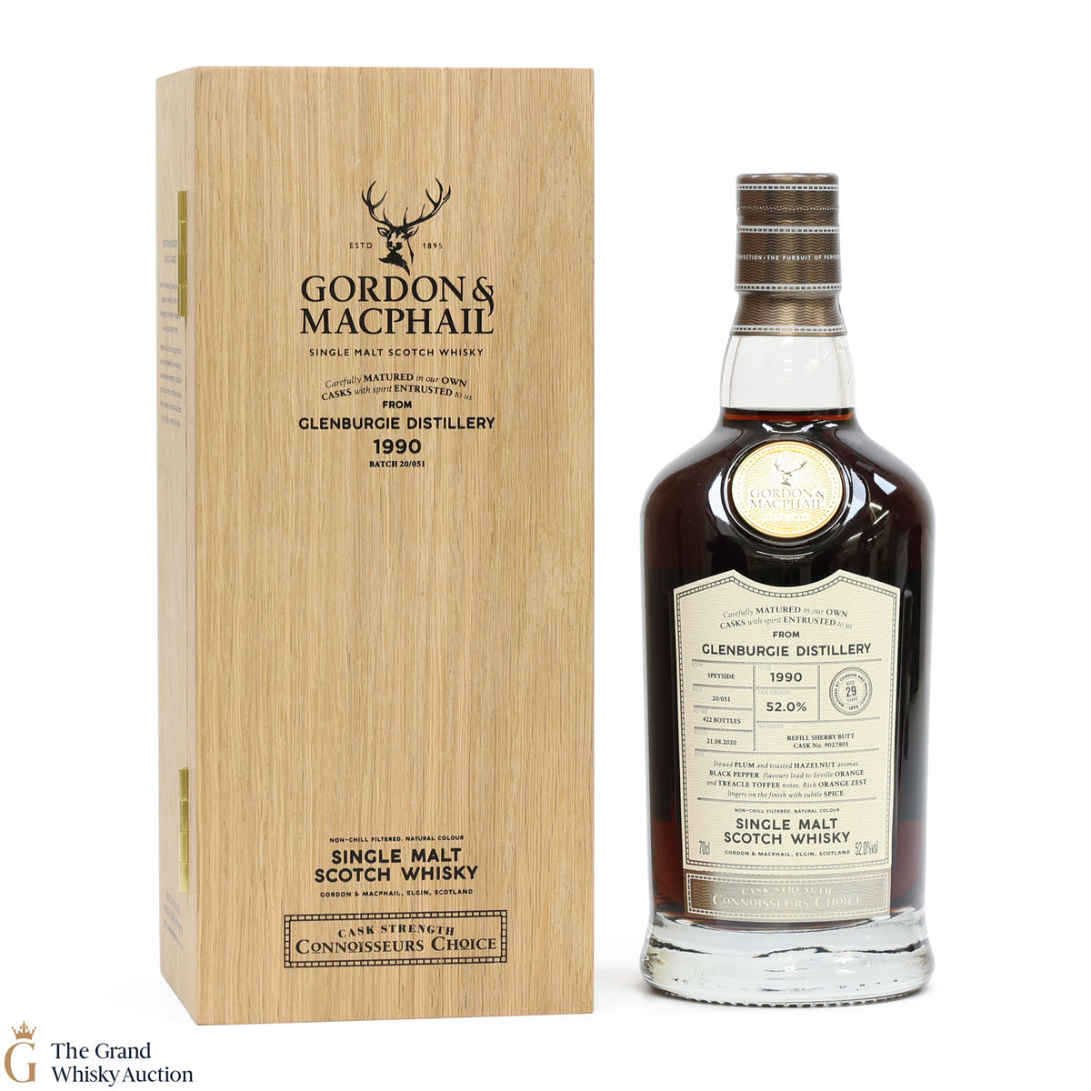 Glenburgie - 29 Year Old 1990 Batch #20/051 - Gordon & MacPhail Connoisseurs Choice