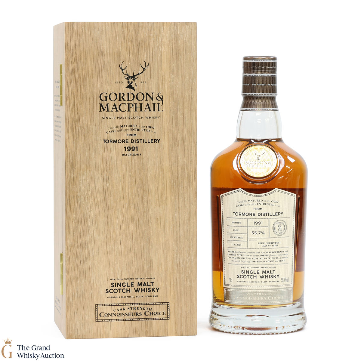 Tormore - 30 Year Old 1991 Batch #22/013 - Gordon & MacPhail Connoisseurs Choice