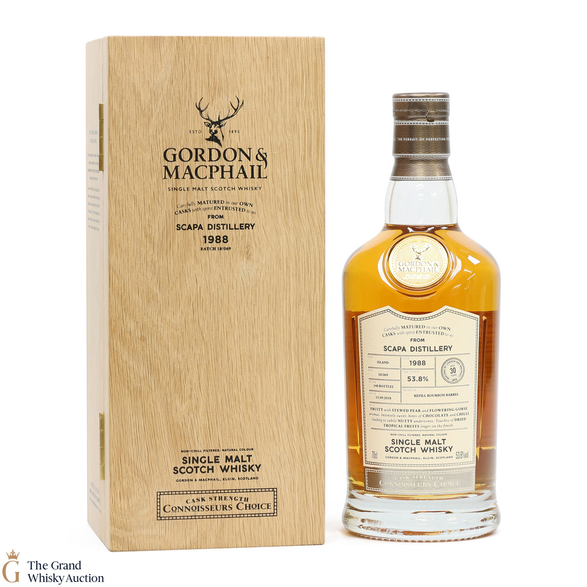 Scapa - 30 Year Old 1988 Batch #18/069 - Gordon & MacPhail Connoisseurs Choice