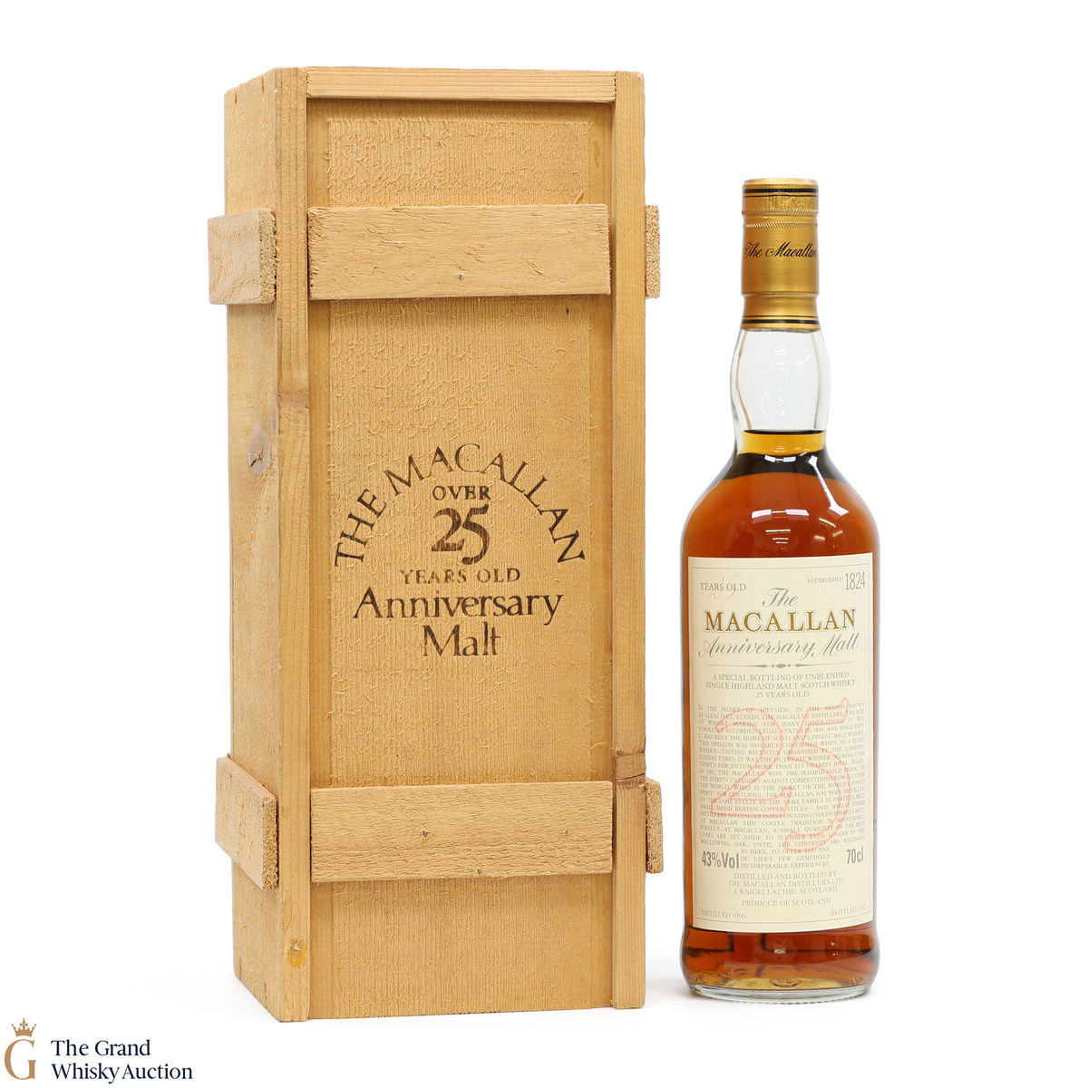 Macallan - 25 Year Old 1966 - Anniversary Malt 1992
