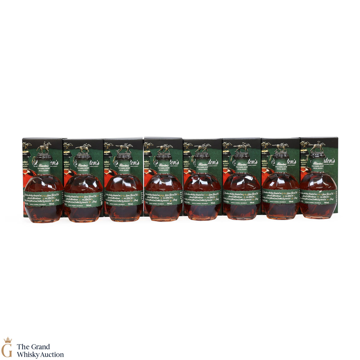 Blanton's - Special Reserve Dumped 2022 - Complete Stopper Collection (8 x 70cl)