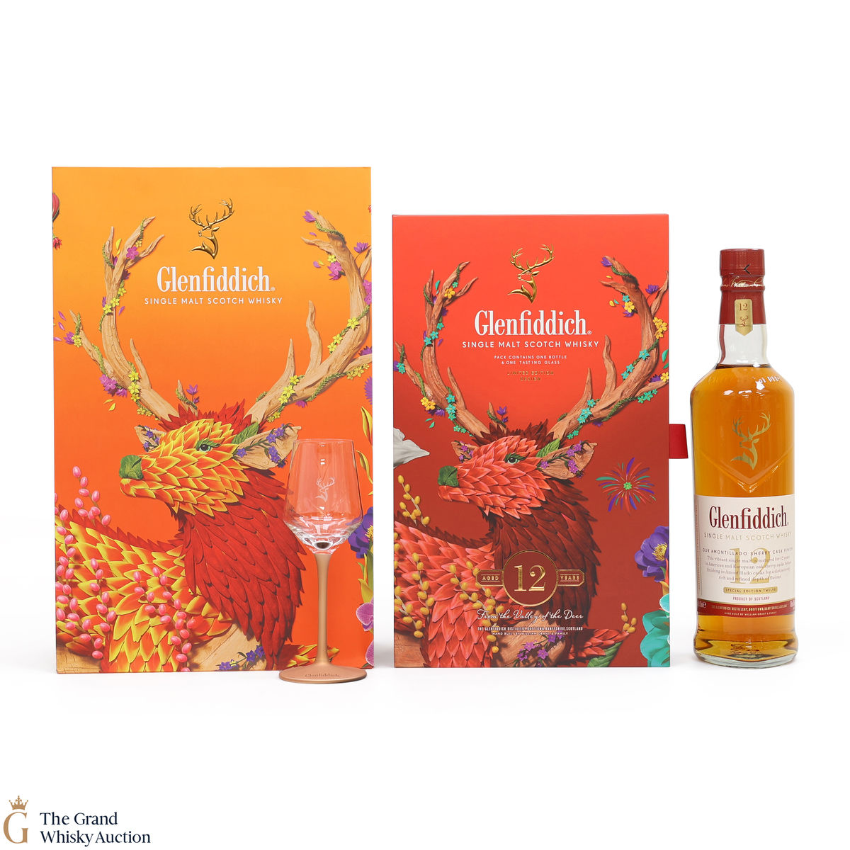 Glenfiddich - 12 Year Old - Amontillado Sherry Cask Finish Gift Box