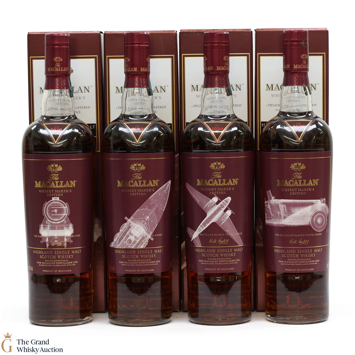 Macallan - Whisky Maker's Edition - Classic Travel Range (4 x 70cl)