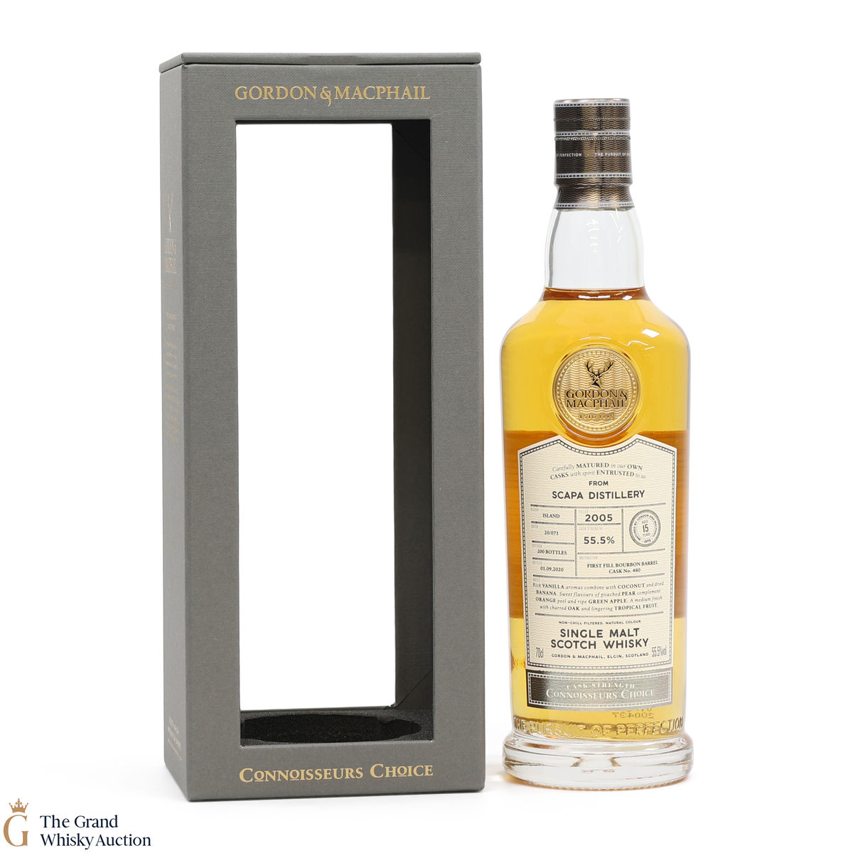 Scapa - 15 Year Old 2005 - Cask #480 - Gordon & Macphail Connoisseurs Choice