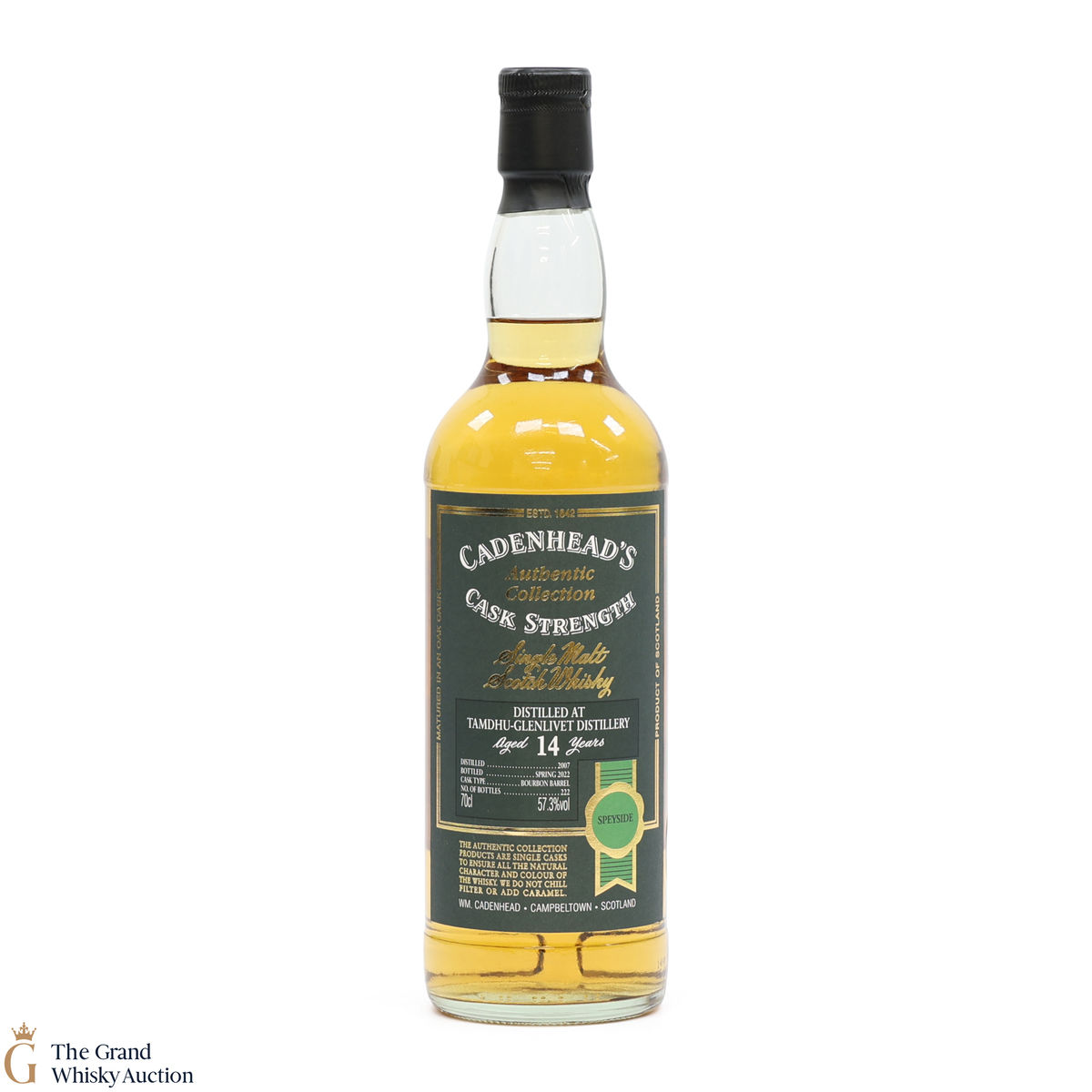 Tamdhu-Glenlivet - 14 Year Old 2007 - Cadenhead's Authentic Collection