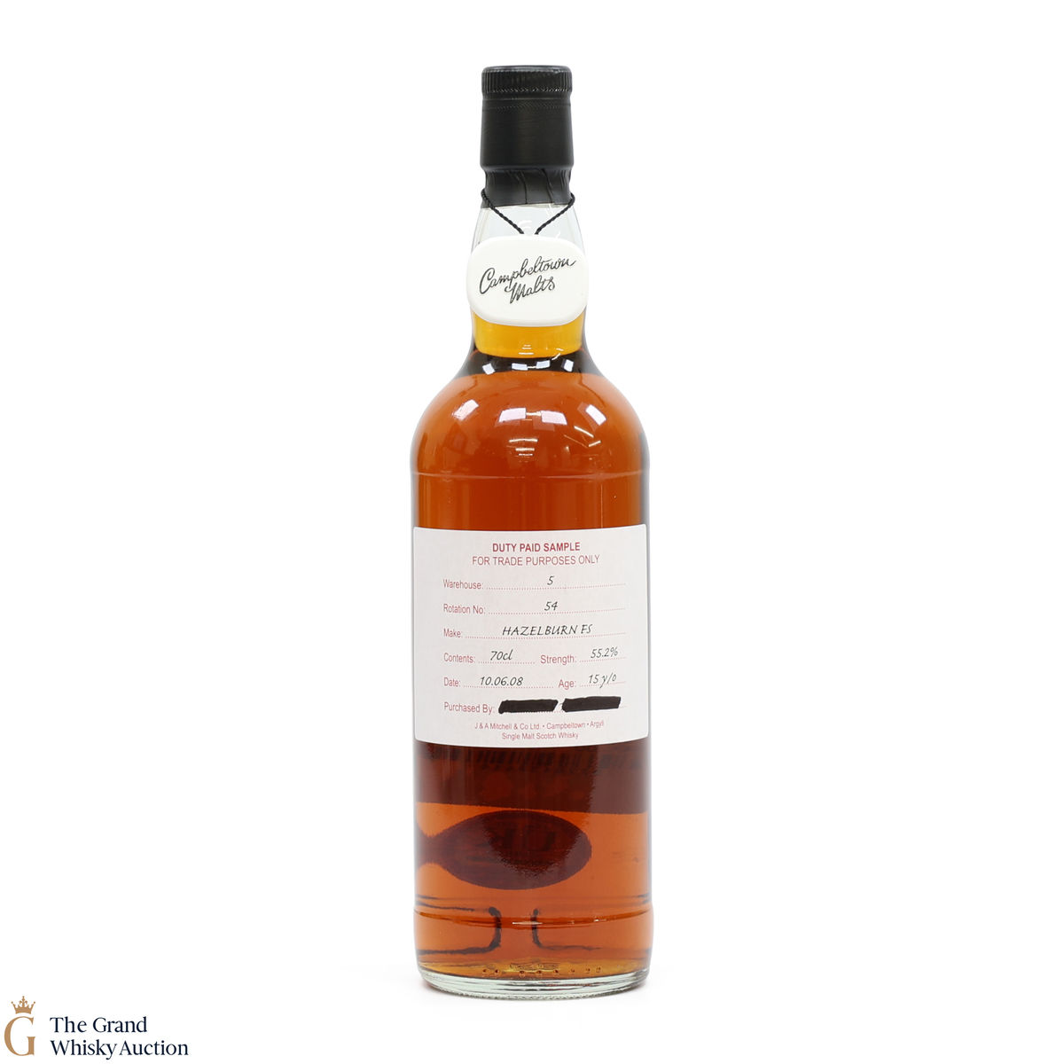 Hazelburn - 15 Year Old 2008 Fresh Sherry - Duty Paid Sample 55.2%
