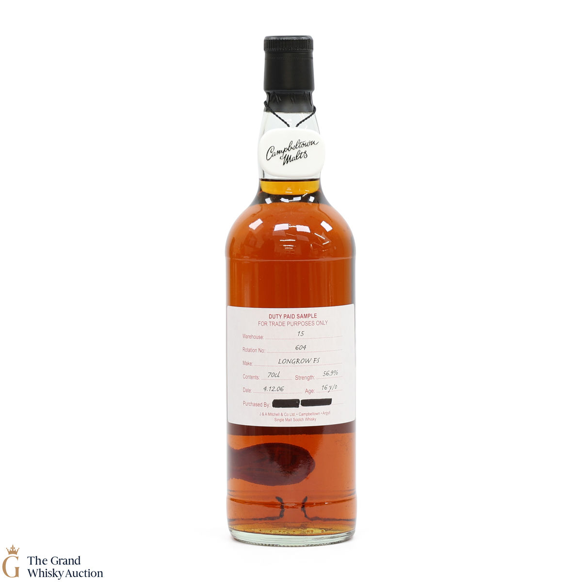 Longrow - 16 Year Old 2006 Fresh Sherry - Duty Paid Sample 56.9%