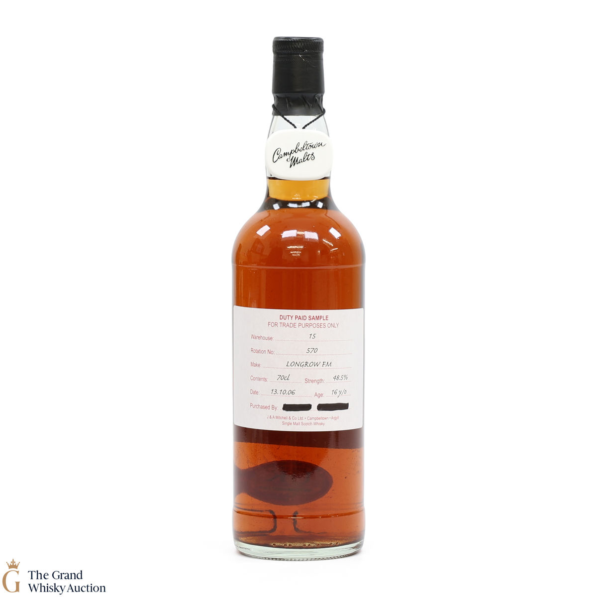 Longrow - 16 Year Old 2006 Fresh Maderia - Duty Paid Sample 48.5%