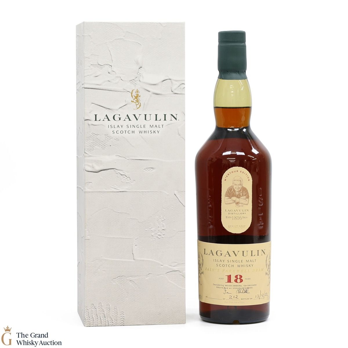 Lagavulin - 18 Year Old - Iain's Farewell Dram (SIGNED)