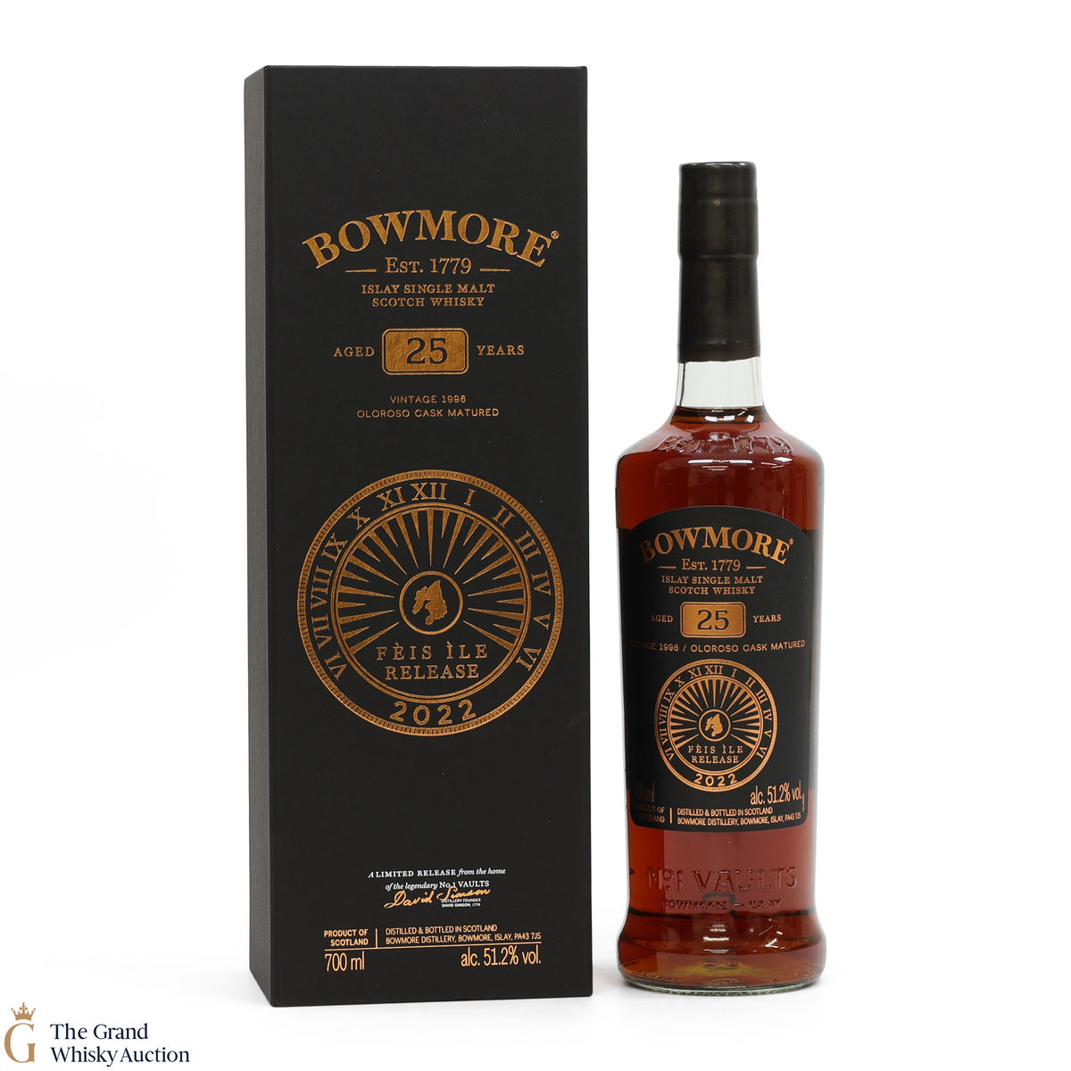 Bowmore - 25 Year Old 1996 Oloroso #9001485 - Feis Ile 2022