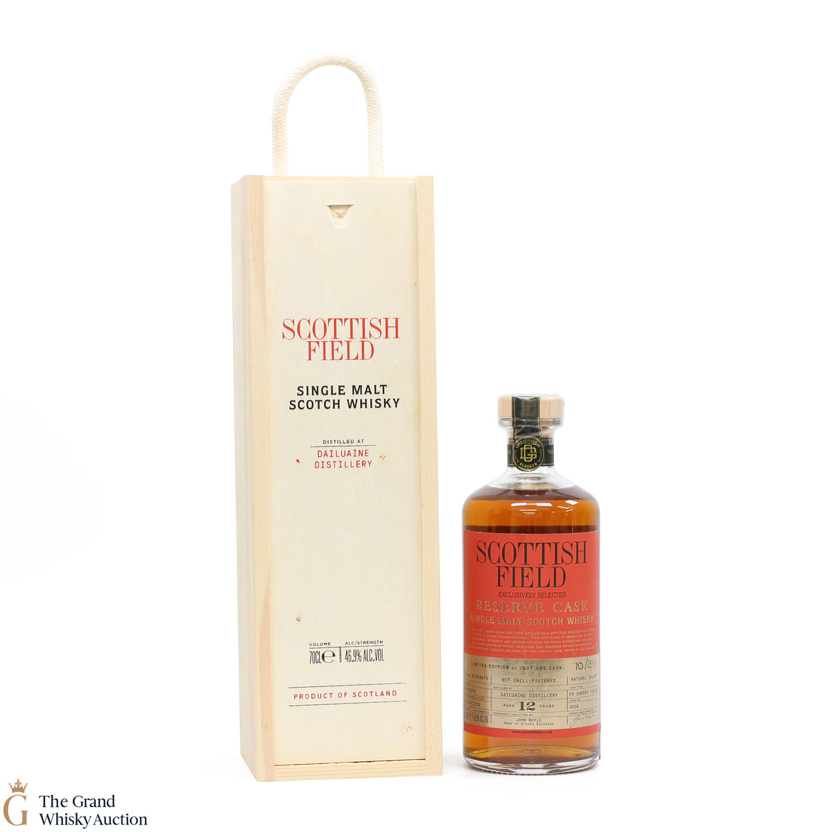 Dailuaine - 12 Year Old Single Cask #3018 - Scottish Field 