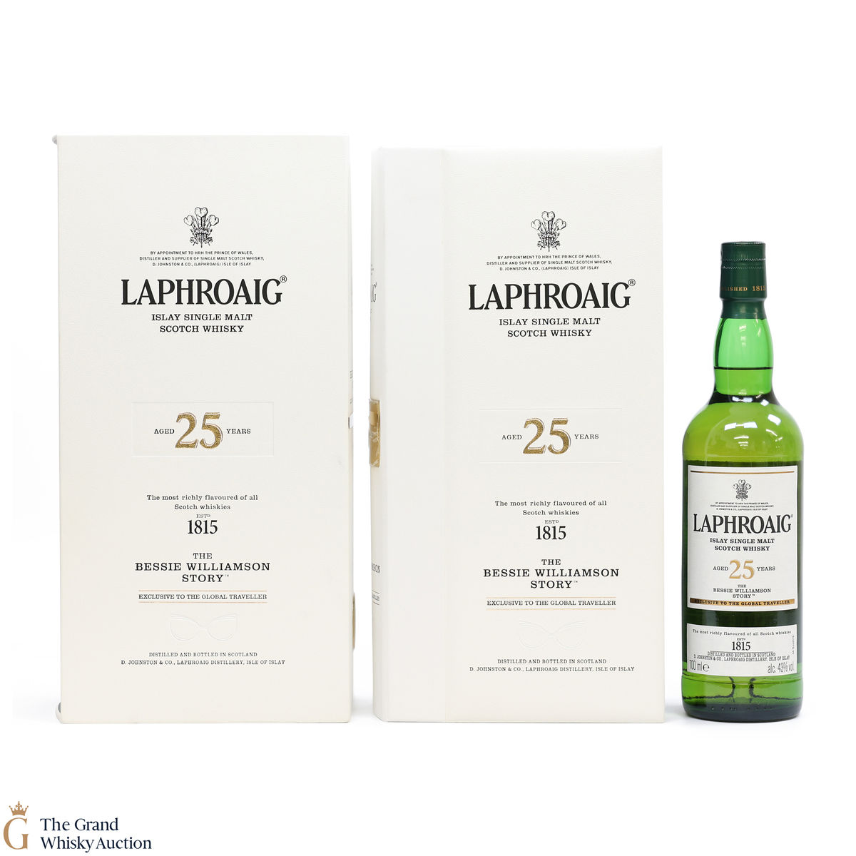 Laphroaig - 25 Year Old Bessie Williamson Story Exclusive to Global Traveller 