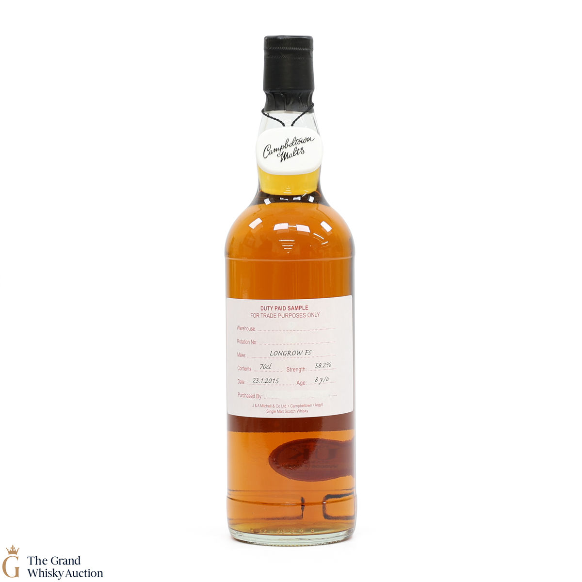 Longrow - 8 Year Old 2015 Fresh Sherry - Duty Paid Sample 58.2%