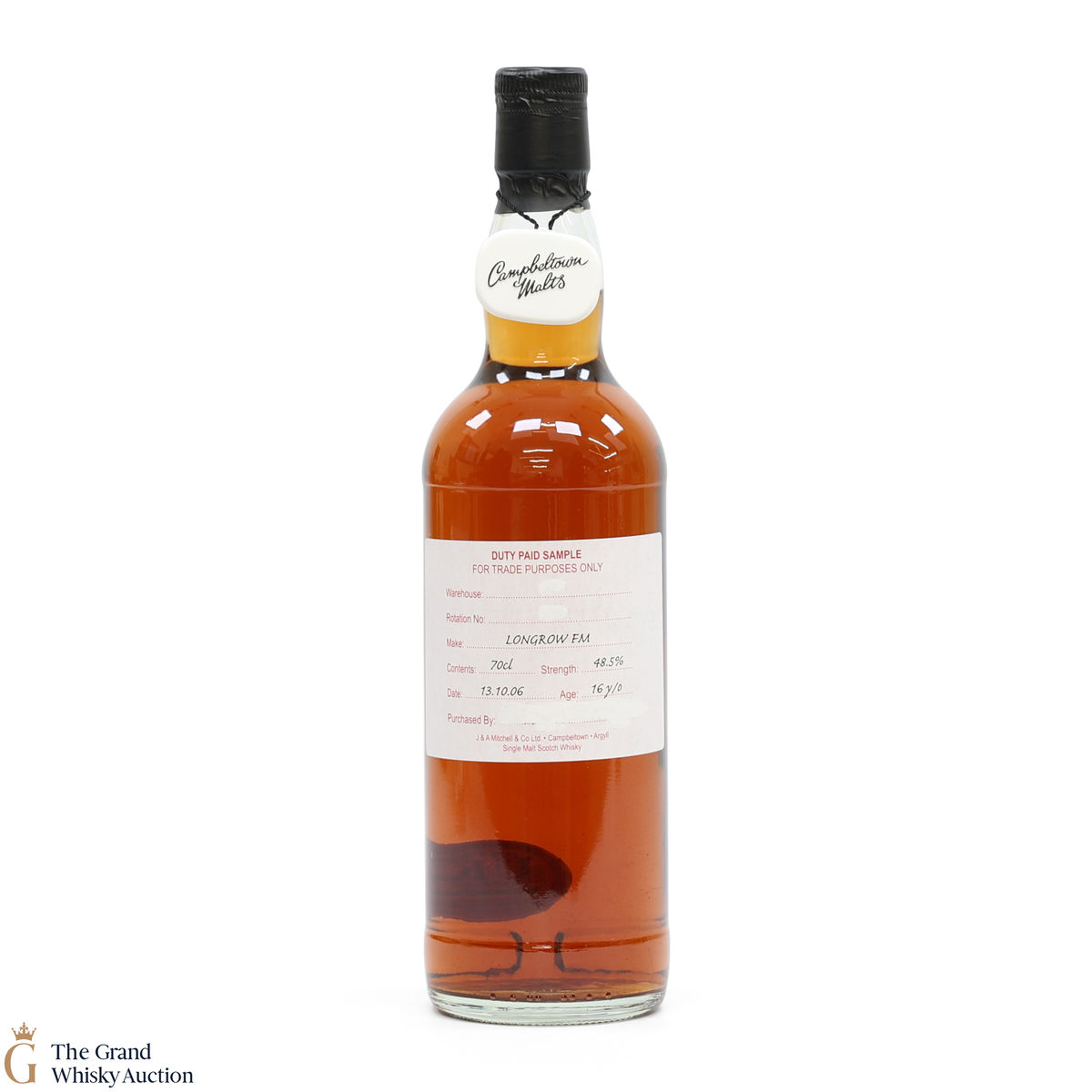 Longrow - 16 Year Old 2006 Fresh Maderia - Duty Paid Sample 48.5%