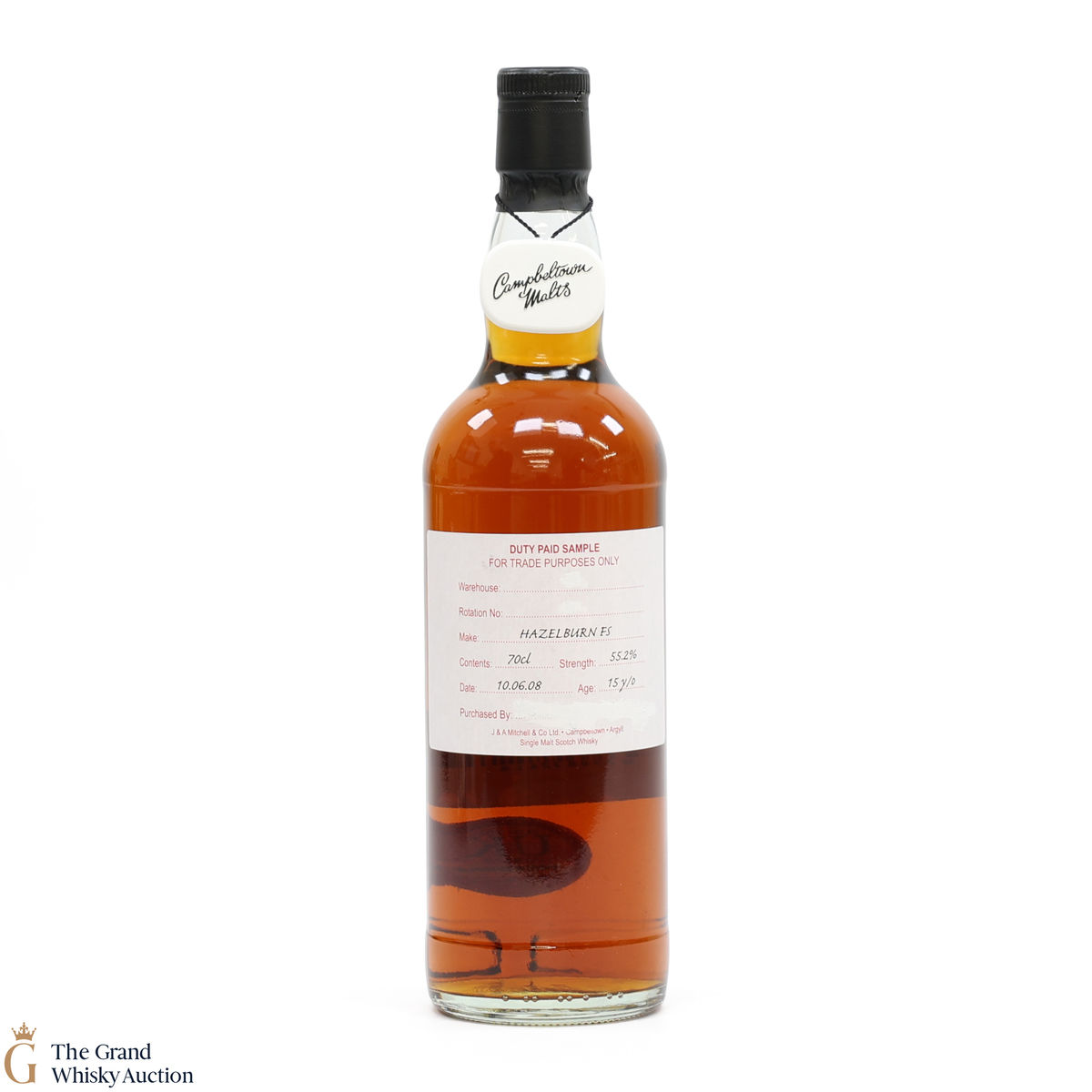Hazelburn - 15 Year Old 2008 Fresh Sherry - Duty Paid Sample 55.2%