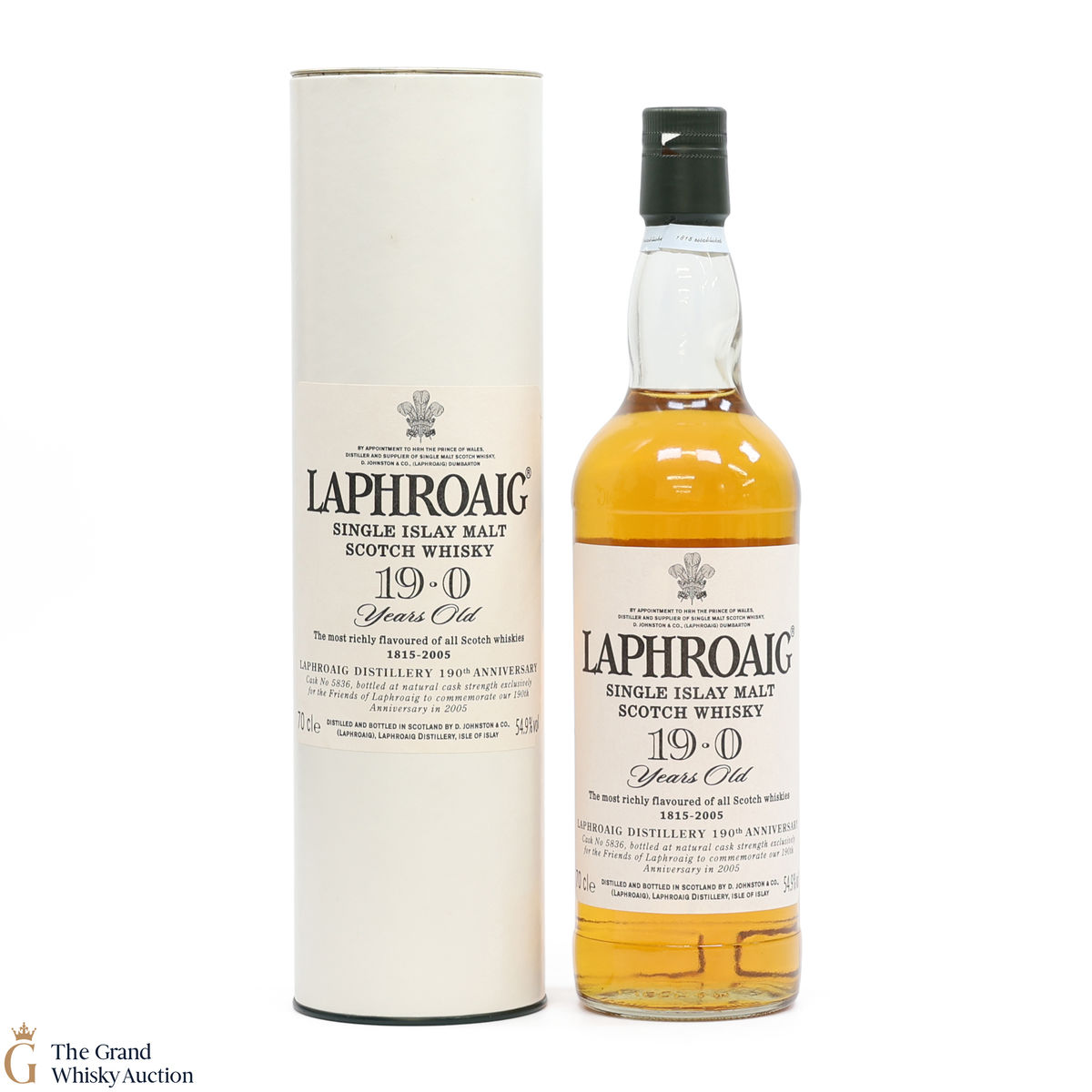 Laphroaig - 19 Year Old 19.0 Single Cask 190th Anniversary #5836 (SIGNED)