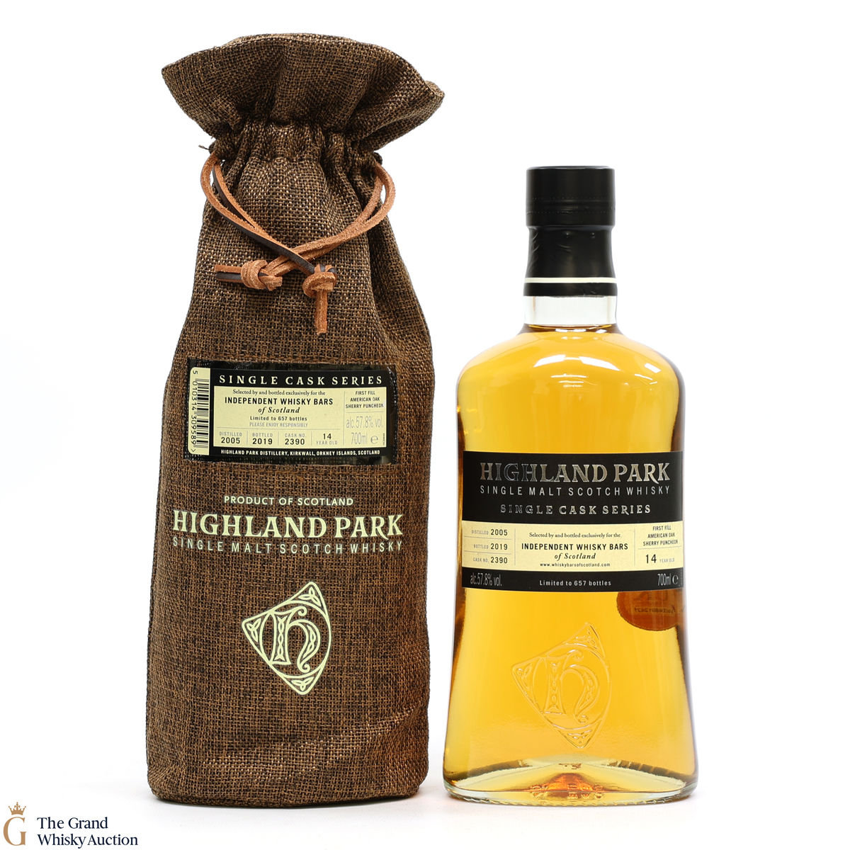 Highland Park - 14 Year Old - 2005 Single Cask Independent Whisky Bars of Scotland Cask #2390