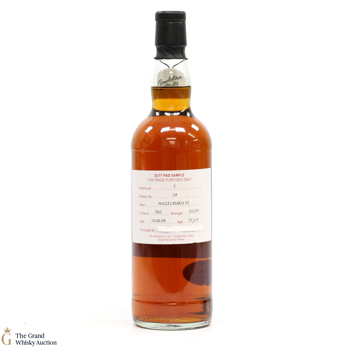 Hazelburn - 15 Year Old 2008 Fresh Sherry - Duty Paid Sample 55.2%