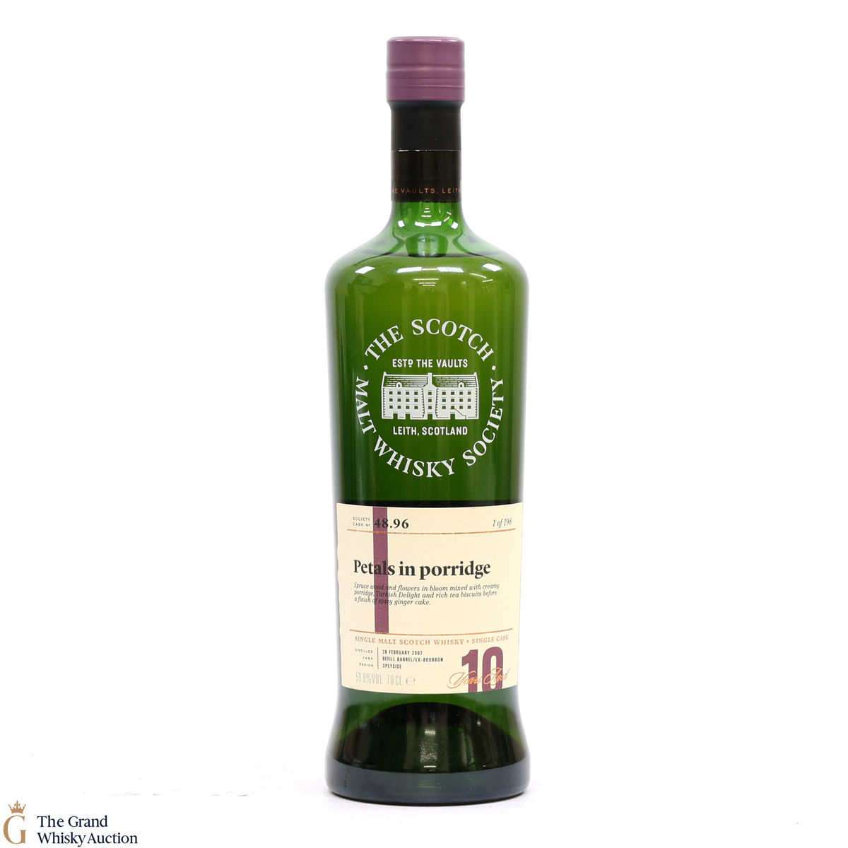Balmenach - 10 Year Old 2007 - SMWS 48.96 - Petals in Porridge