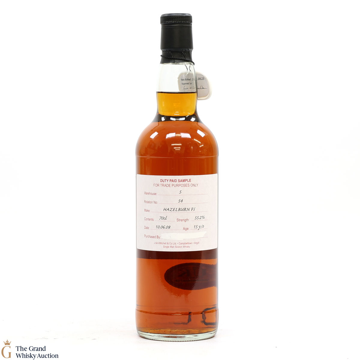 Hazelburn - 15 Year Old 2008 Fresh Sherry - Duty Paid Sample 55.2%