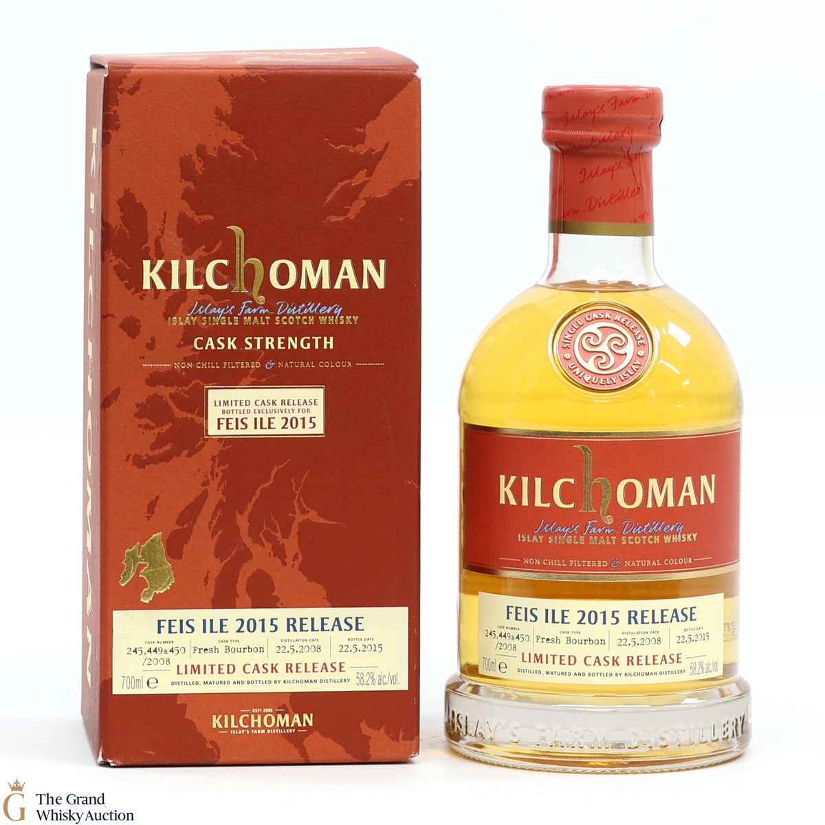 Kilchoman - 2008 Fresh Bourbon - Fèis Ìle 2015 - Limited Release
